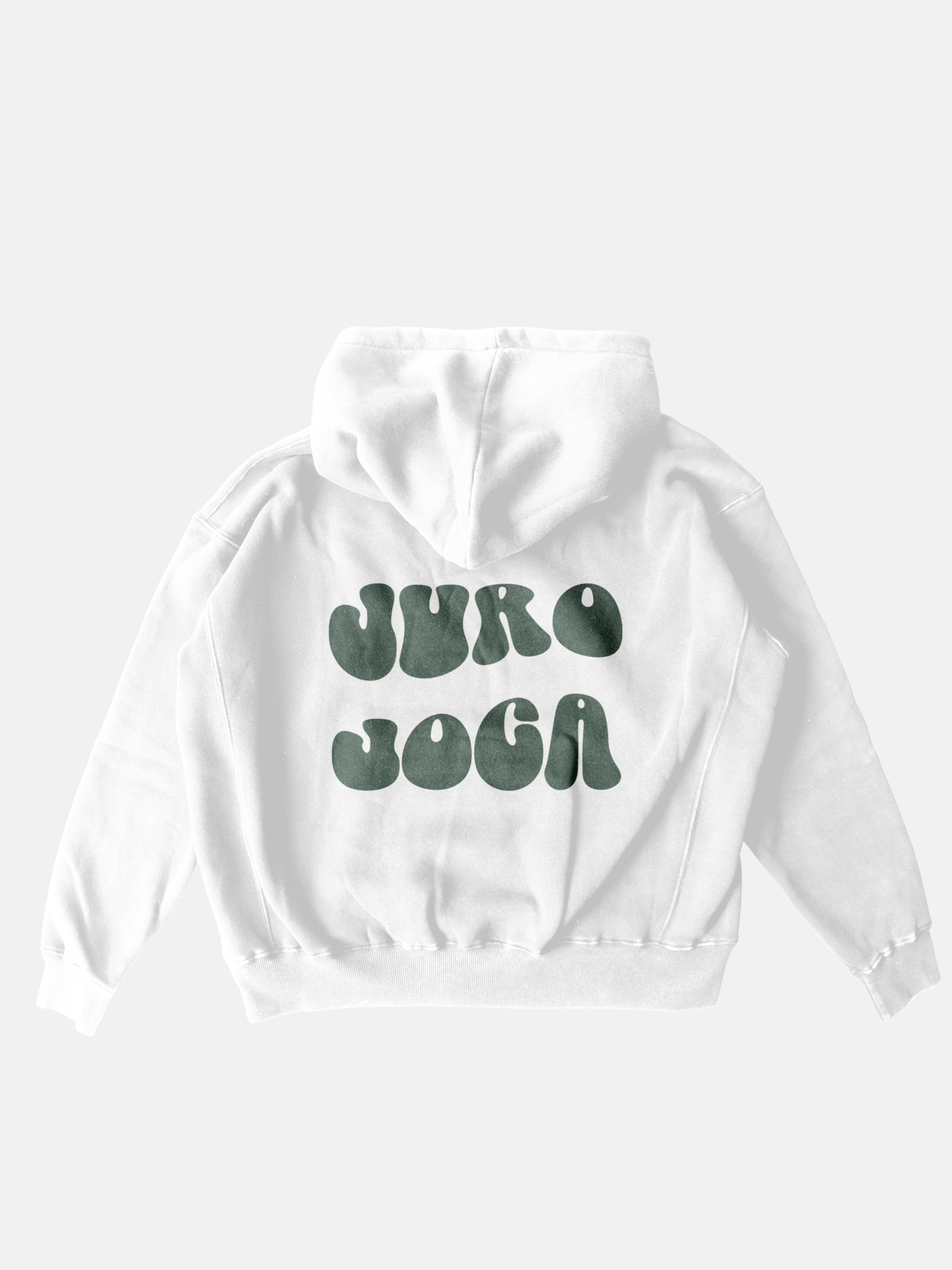 Hoodie Oversized Branco: Juro Joca