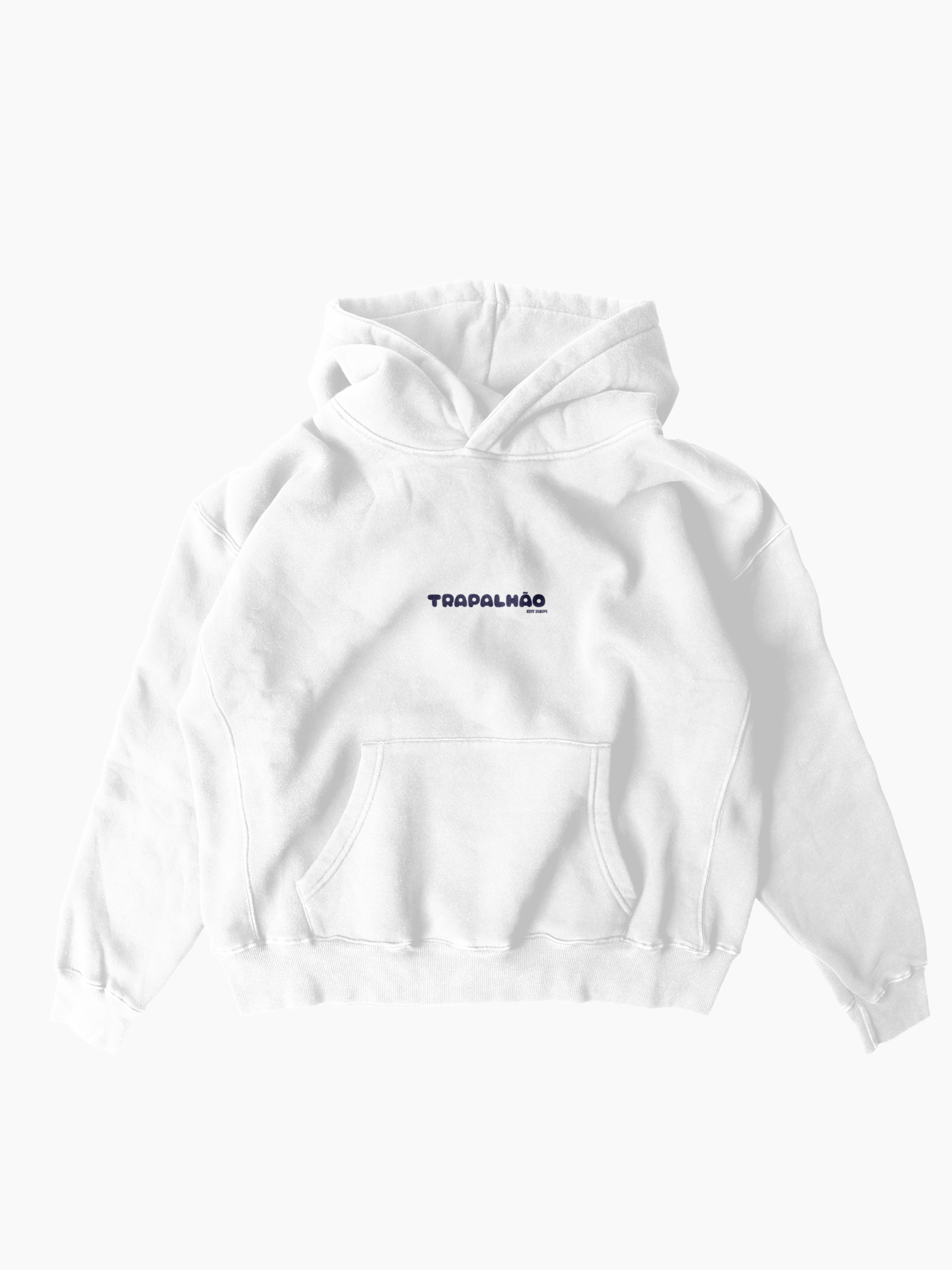 Hoodie Oversized Branco: Piropos Portugueses