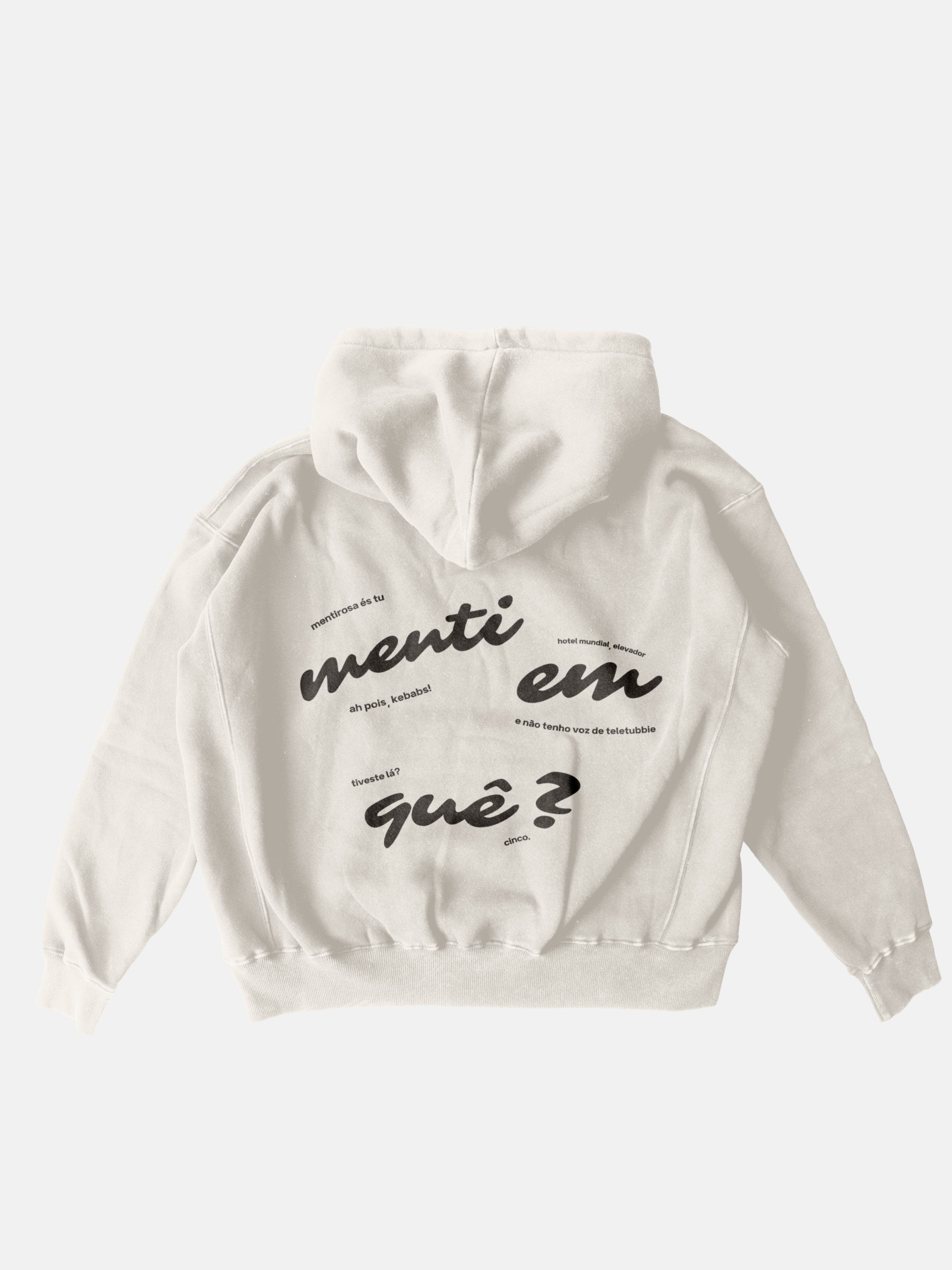 Hoodie Oversized Bege: Menti em Quê?