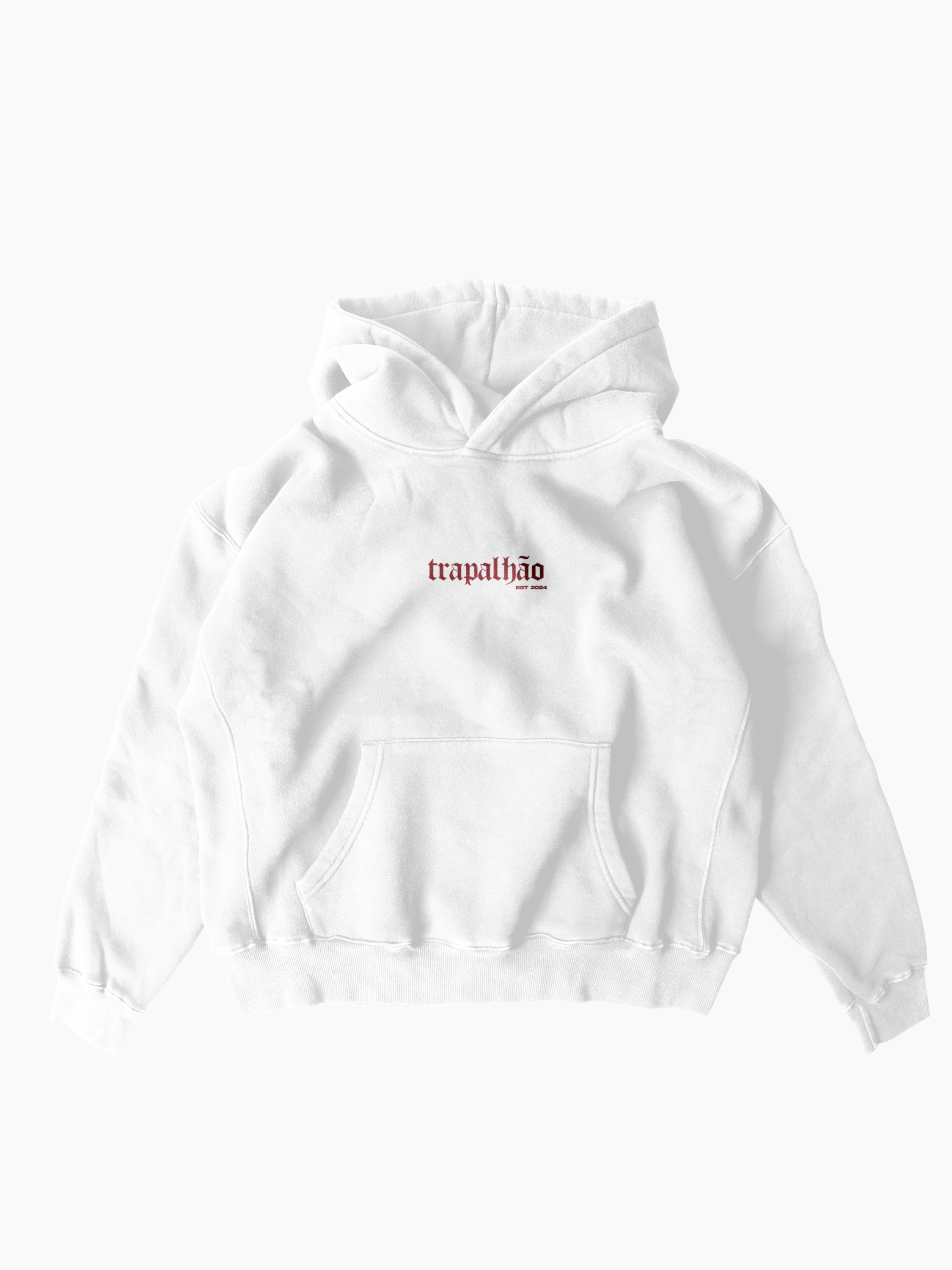 Hoodie Oversized Branco: Mecânica & Roubo