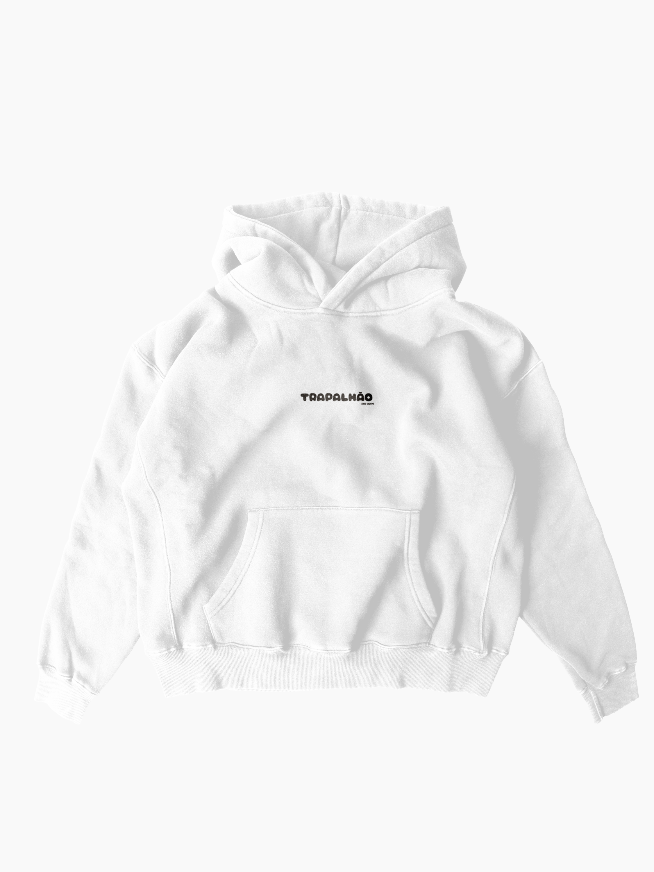 Hoodie Oversized Branco: Não Estavas Capaz