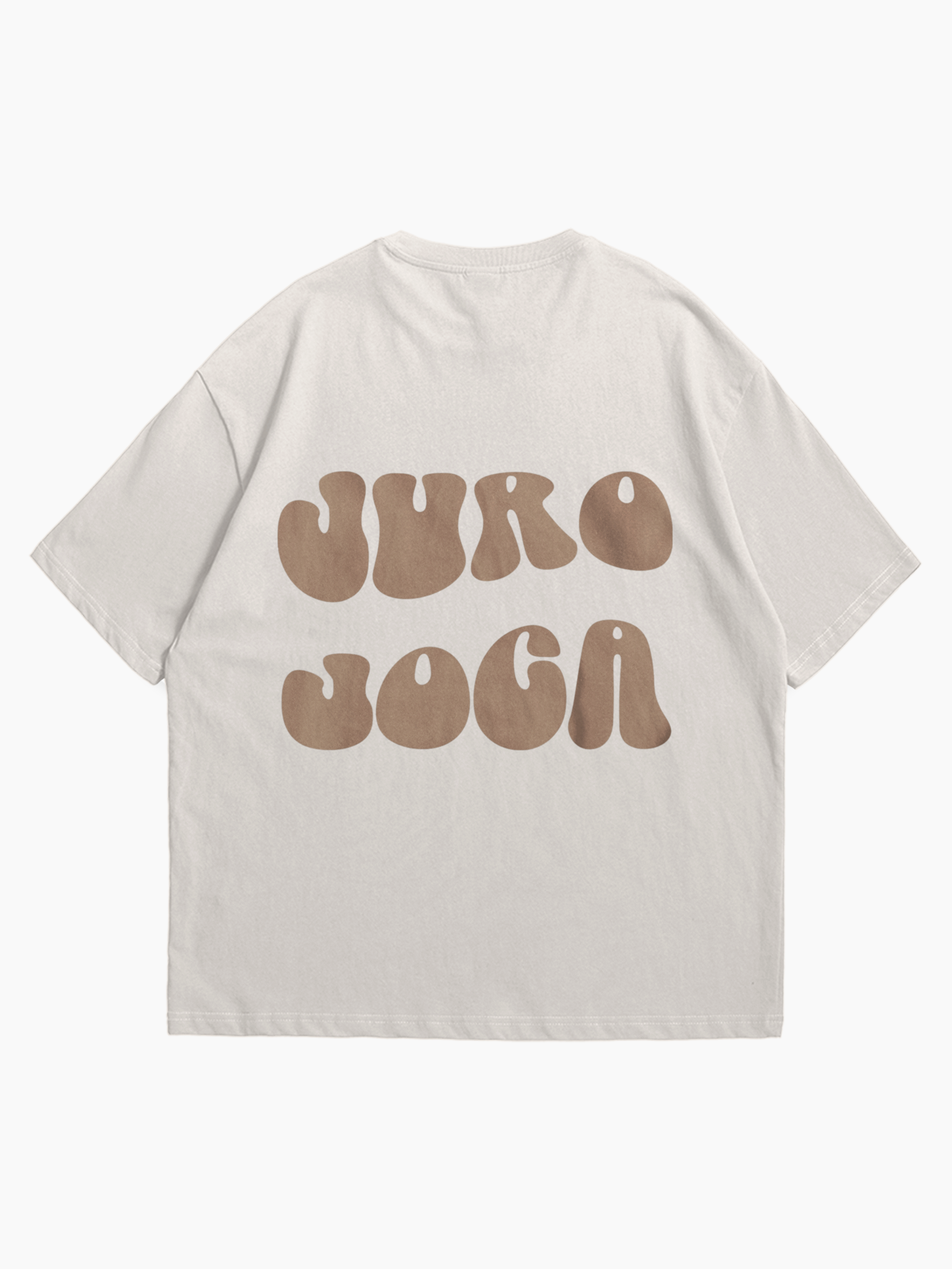 T-shirt Oversized Bege: Juro Joca